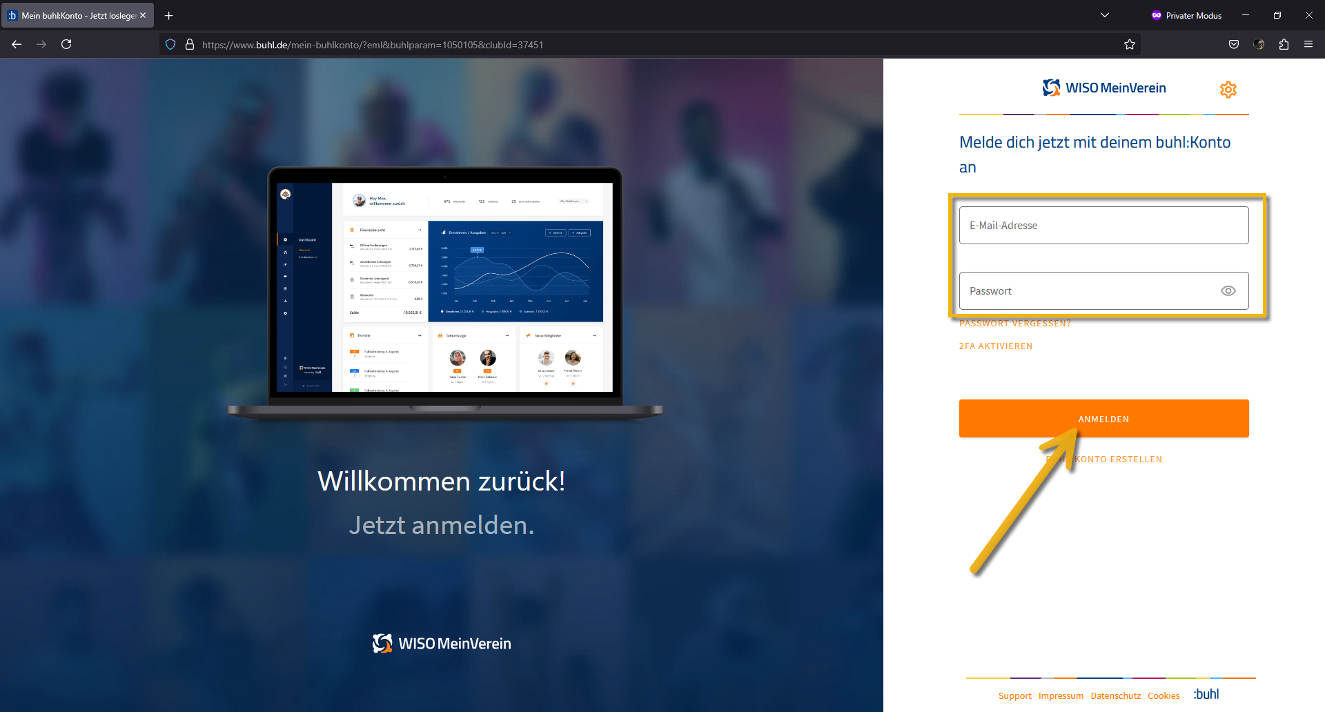 Mitgliedsantrag schritt 02a